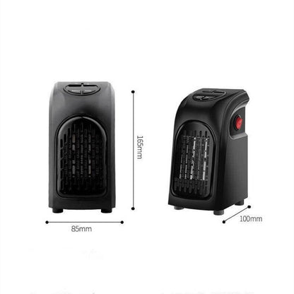 Mini Electric Fireplace Space Heater with Remote