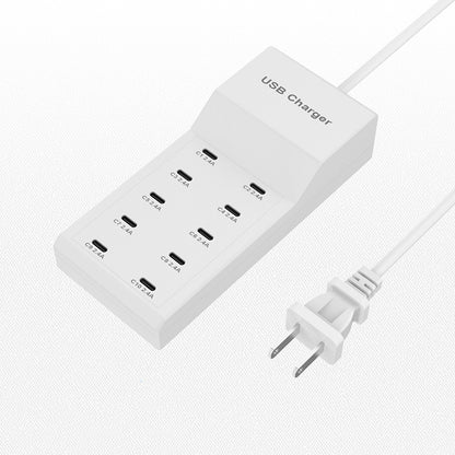 10-Port USB Charging Station with Smart IC