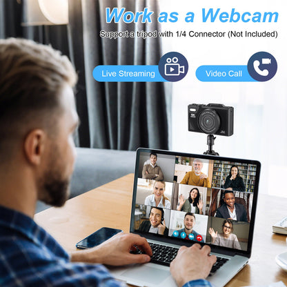 5K Compact Digital Camera for Vlog & Video