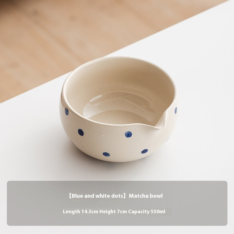 Matcha Tea Set – Bamboo Whisk, Bowl & Fine Mesh Strainer