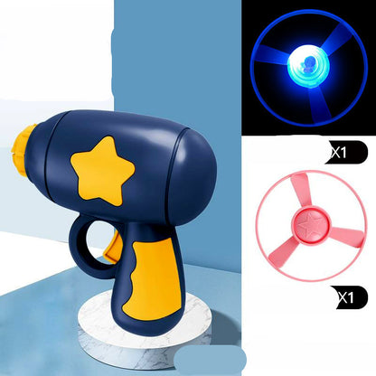 LED Flying Saucer Launcher Party Toy