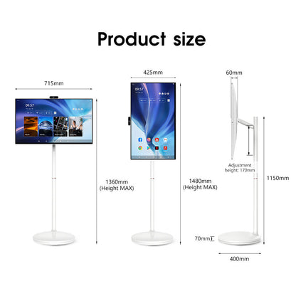 32" Smart Portable Android TV – Full HD with Camera