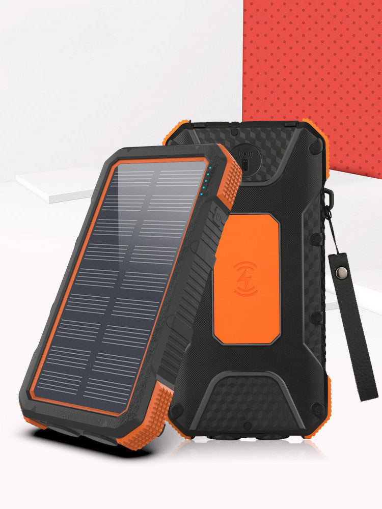 Solar Power Bank 20000mAh – Fast Charging Outdoor Portable Battery with LED Light