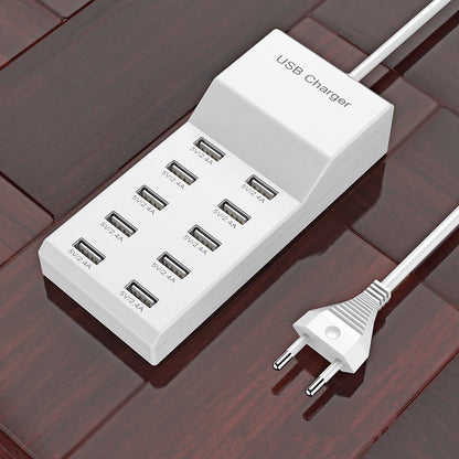 10-Port USB Charging Station with Smart IC