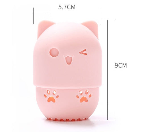 Cute Cosmetic Puff Holder – Portable Breathable Case for Makeup Spongesv