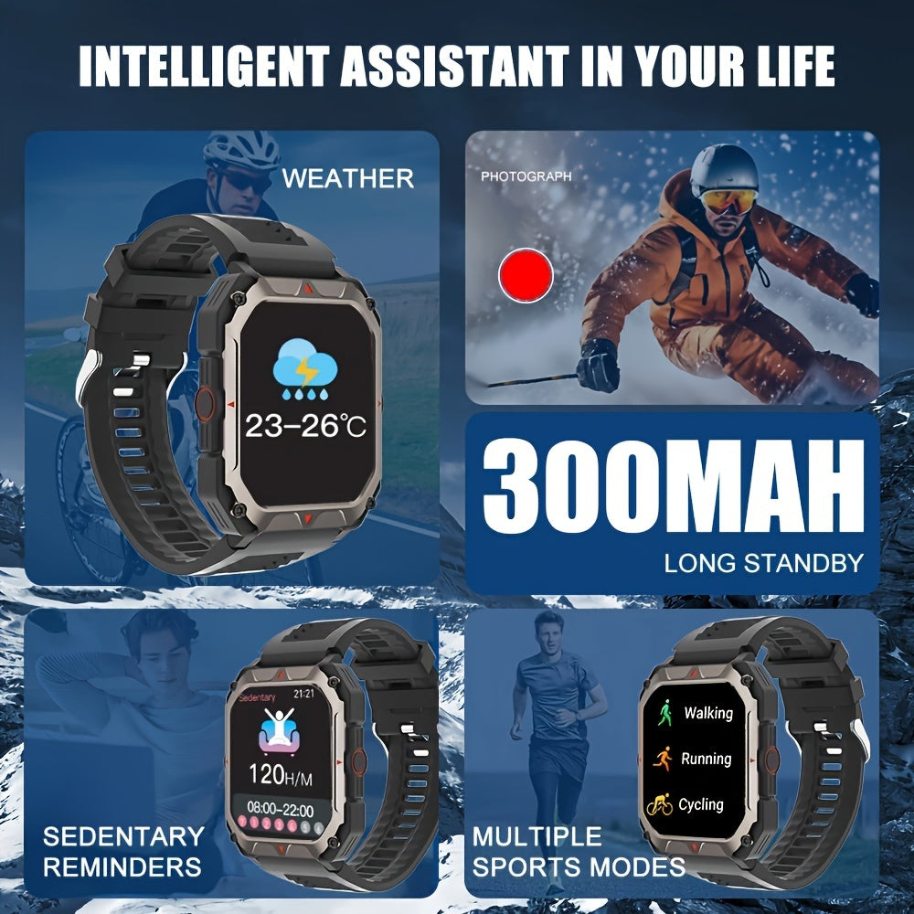 HD Touch Screen Smartwatch with Call & Health Monitor