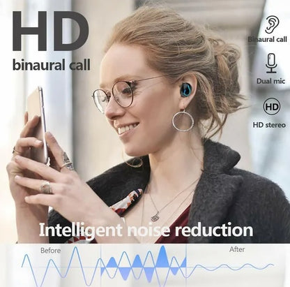 Bluetooth 5.1 Headset TWS Wireless  Headphones IPX7