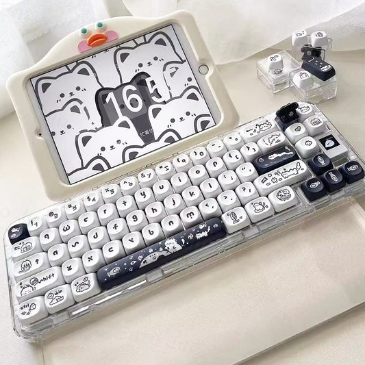 Cute Cartoon Wireless Keyboard