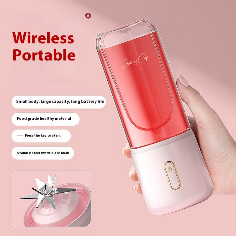 Portable USB Rechargeable Mini Blender – Personal Smoothie & Juice Maker for Travel, Home & Office