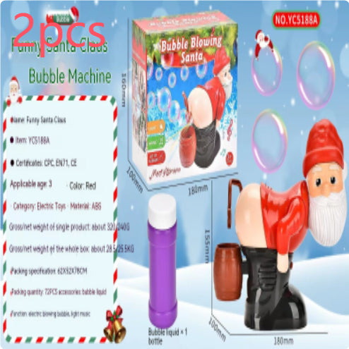 Electronic Bubble Machine Toy – Fun for Parties & Holidays
