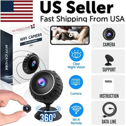 Mini 360° WiFi Security Camera (Full HD Night Vision)