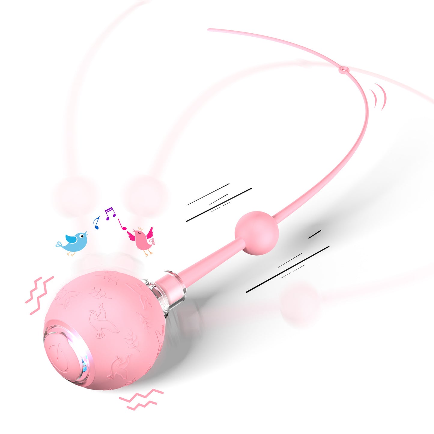 Intelligent Gravity Cat Toy Ball Strap Electric Rope Cat Teaser Toy Cat Toy