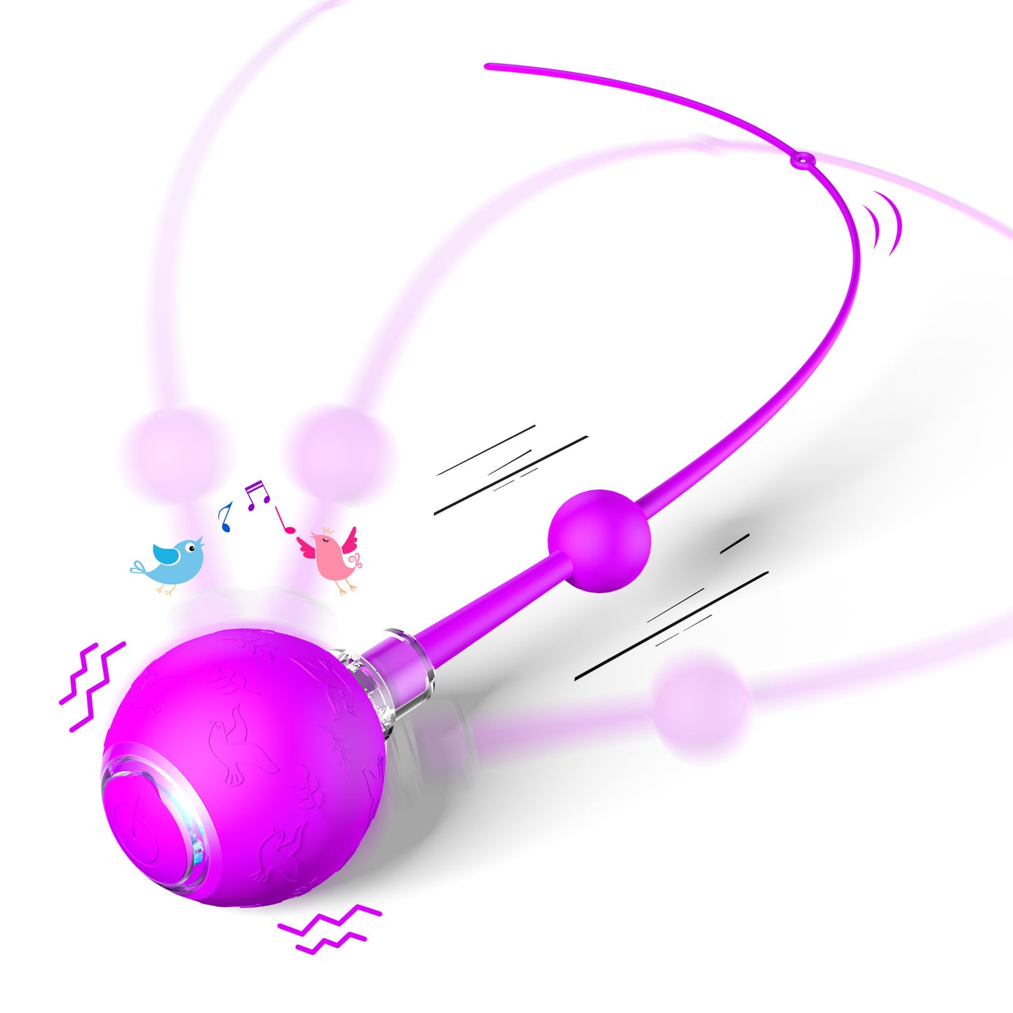 Intelligent Gravity Cat Toy Ball Strap Electric Rope Cat Teaser Toy Cat Toy