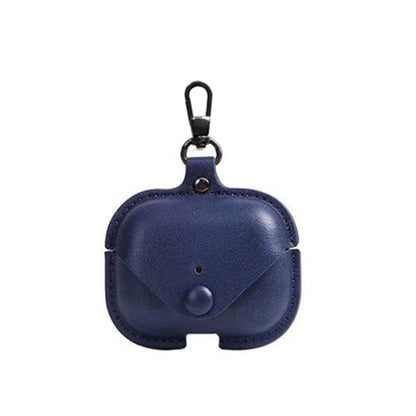 Premium Leather AirPods Case with Keychain