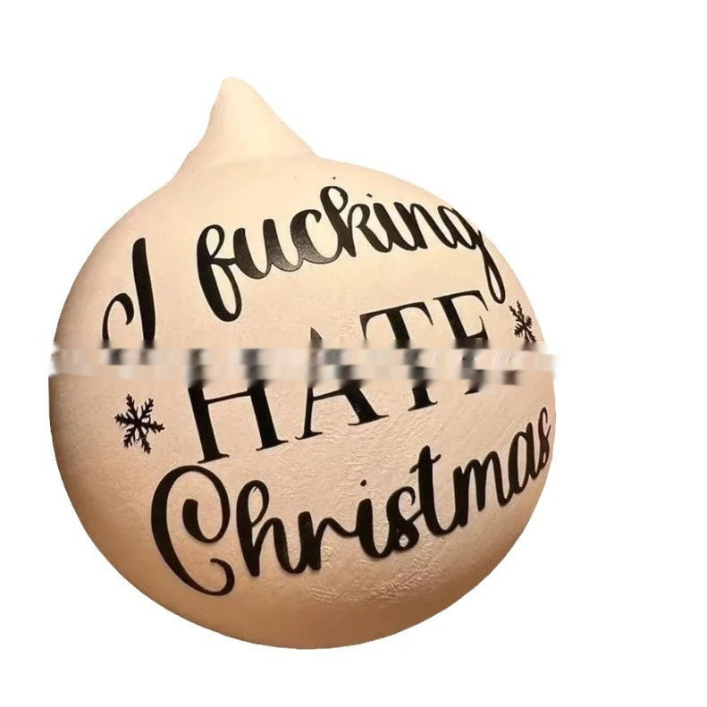 Funny Christmas Ornament – “It’s Christmas Bitches” Holiday Prank Tree Decoration