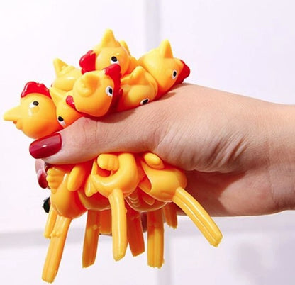 Catapult Launch Rubber Catapulted Chicken Toys