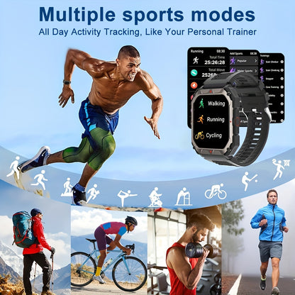 HD Touch Screen Smartwatch with Call & Health Monitor