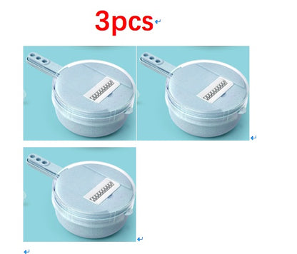 Multi-Function Vegetable Slicer with Storage Container