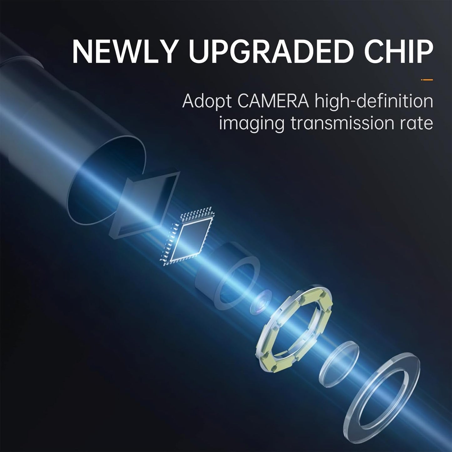 1080P HD Endoscope Inspection Camera with LED Light