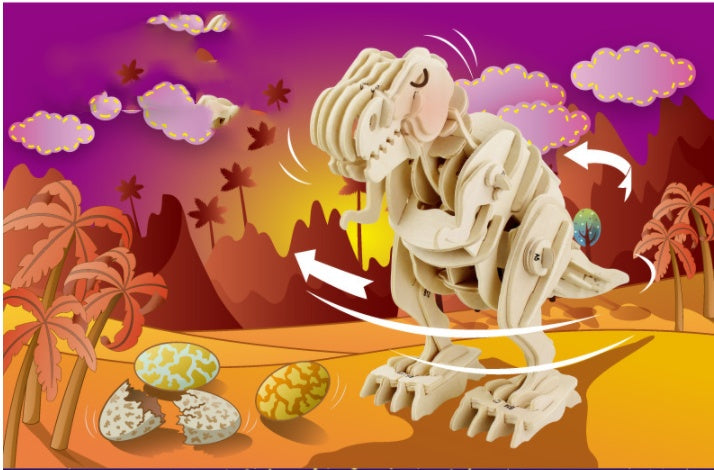 Voice control tyrannosaurus toy