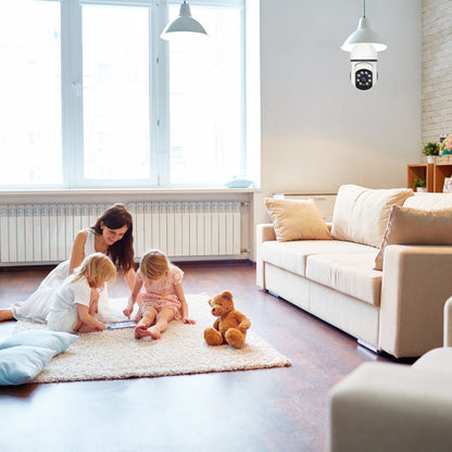 Smart WiFi Light Bulb Camera – 1080P