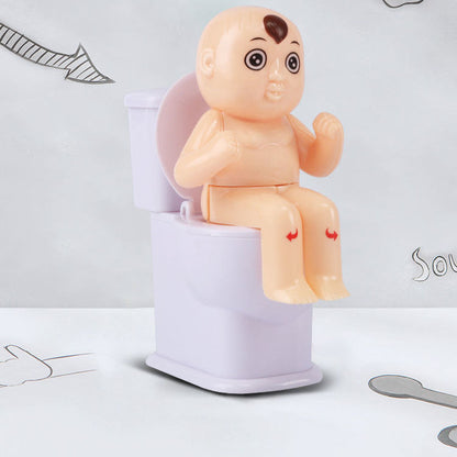 Spoof Funny Objects Small Toy Squirt Toilet For Whole Person