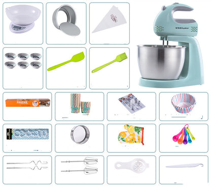 Electric Stand Mixer – Cake, Dough & Egg Beater with Stainless Steel Bowl