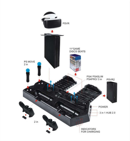 PS5 Dual Controller Charging Dock