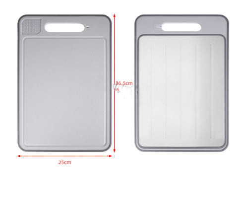 Double-Sided Aluminum Cutting Board for Kitchen