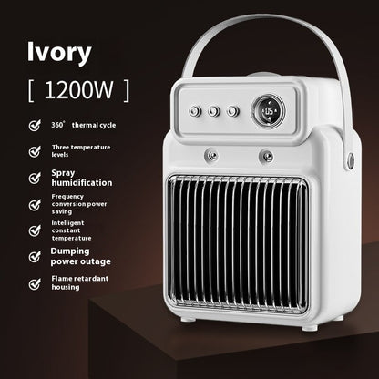2-in-1 Portable Heater & Humidifier (1200W)