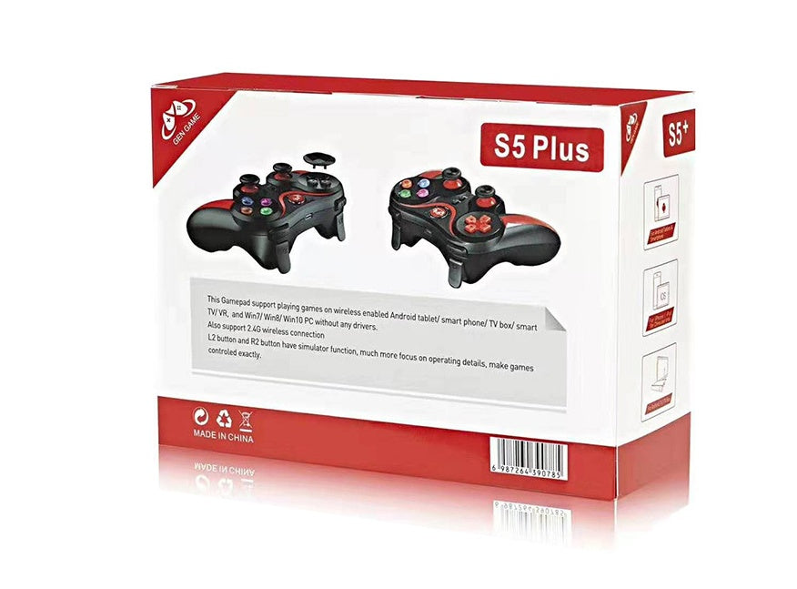 S5 Mobile Game Console – Bluetooth Wireless Game Controller with Phone Holder for Android & iOS