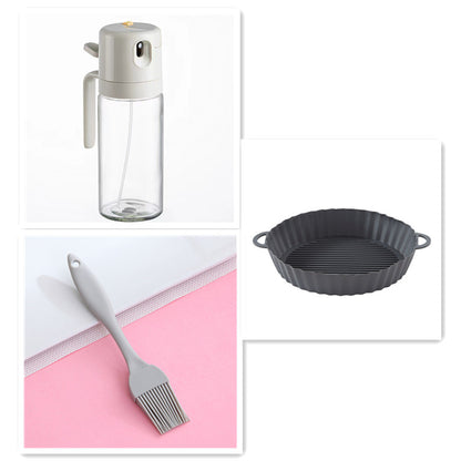2 in 1 Oil Sprayer & Pourer Bottle – BBQ & Baking