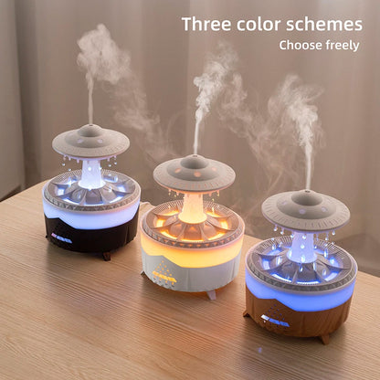 UFO Raindrop Humidifier with LED Night Light