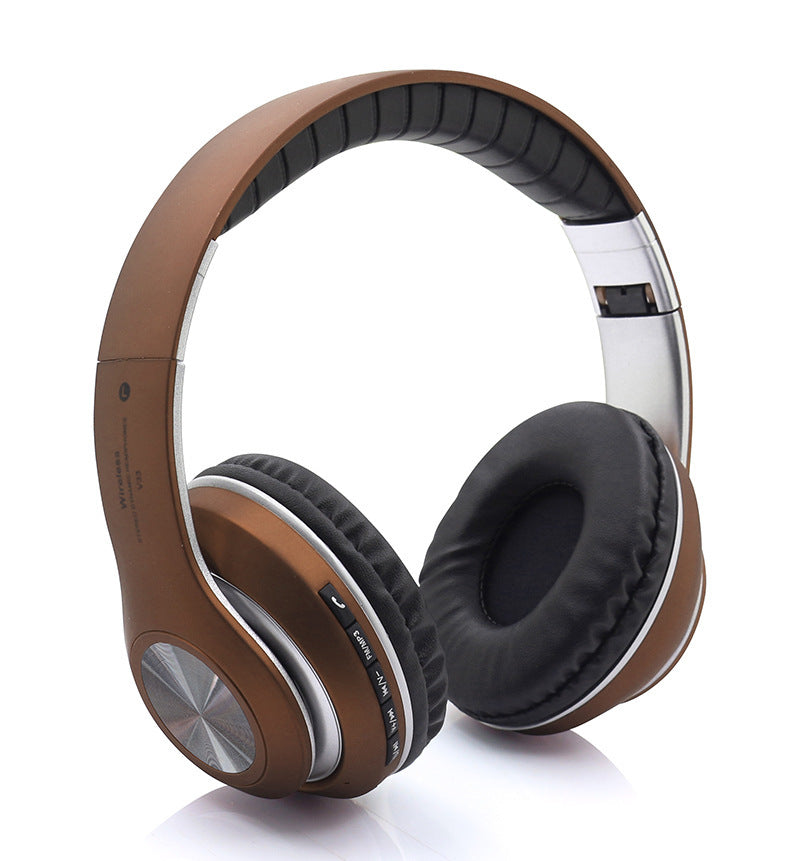 Wireless Bluetooth Over-Ear Headphones – Foldable Stereo Sound with Long Battery Life