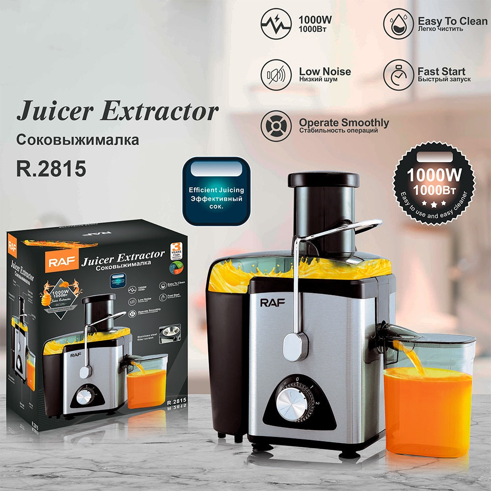 High-Power 1000W Juicer Extractor – Fast, Low Noise & Easy to Clean