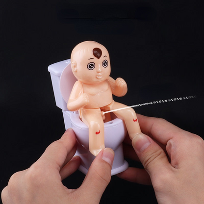 Spoof Funny Objects Small Toy Squirt Toilet For Whole Person