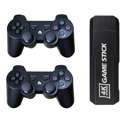4K HD HDMI Game Stick Console with 2 Rechargeable Controllers