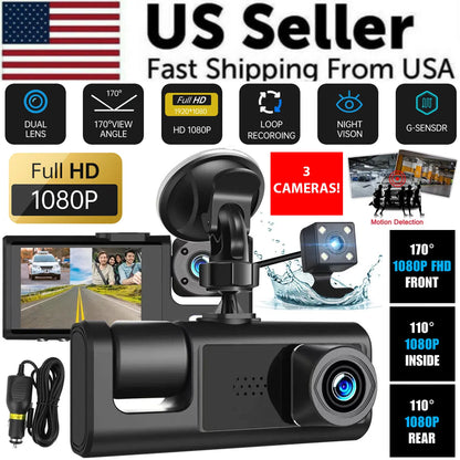 1080P Car Dashboard DVR Camera