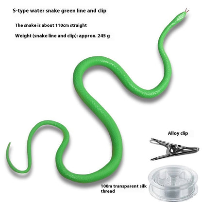 Whole Rubber Snake Chasing Props GolfChasing Props