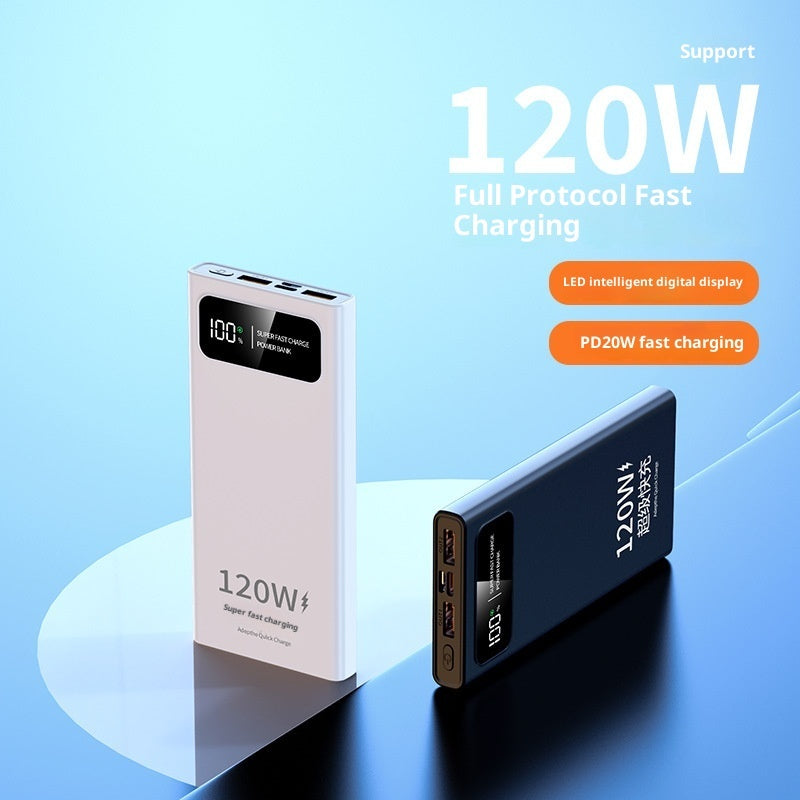 120W Fast Charging 50000mAh Large Capacity Power Bank