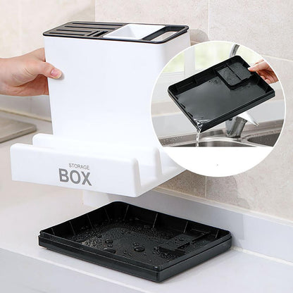 TKitchen Pot Lid Holder with Drip Tray
