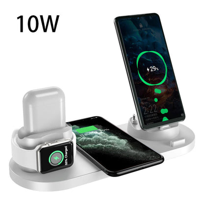 Fast Wireless Charging Station for iPhone, Watch & AirPods