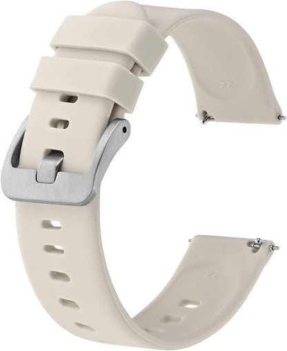 22mm Slim Silicone Smartwatch Band – Quick Release