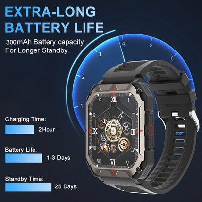 HD Touch Screen Smartwatch with Call & Health Monitor