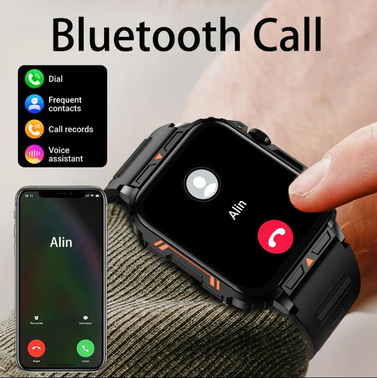 “L81 Outdoor Smartwatch with Bluetooth Call & Fitness Tracker”