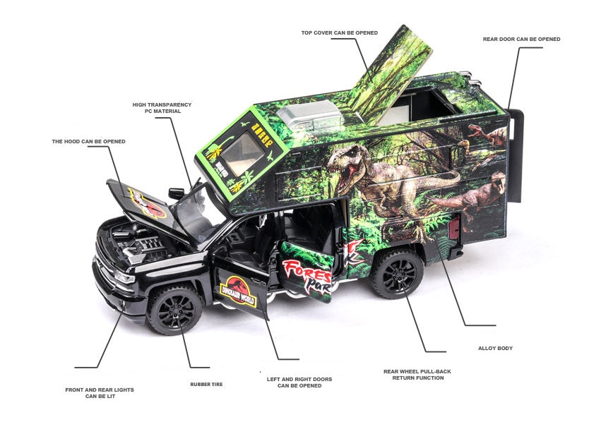 Alloy toy transport vehicle