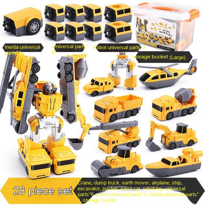 Children's Magnetic Inertia Variety Toy Robot