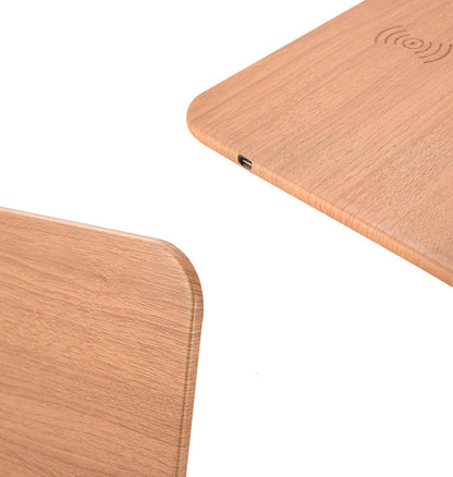 Premium Wireless Charging Desk Mat with Phone Holder