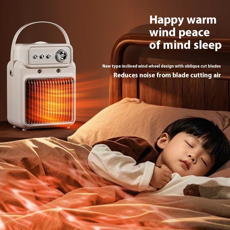 1200W Portable Electric Space Heater – Fast Heating Ceramic Fan Heater for Home & Office