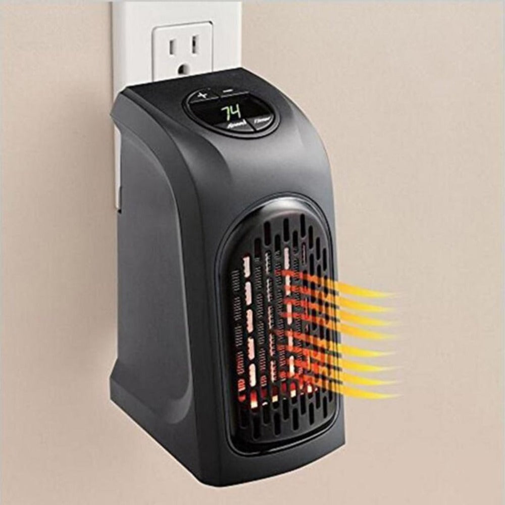 Mini Electric Fan Heater with PTC Ceramic Heating – Portable Winter Room Heater for Home & Office